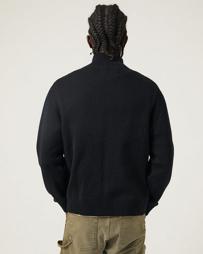 Organic Zip-Zip Cardigan-Alpafina-Corridor