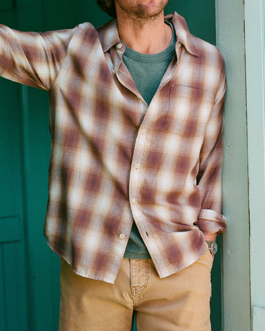Driftwood Plaid LS