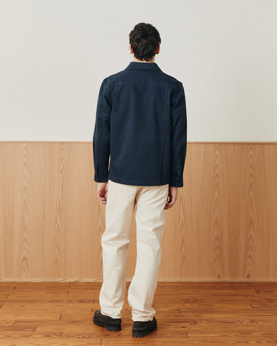 Misha Overshirt - Navy-Overshirts-Black Q-Corridor