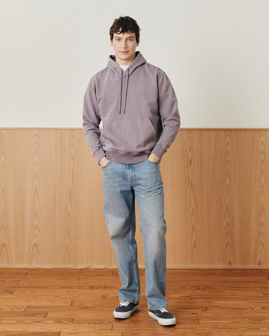 French Terry Hoodie - Purple