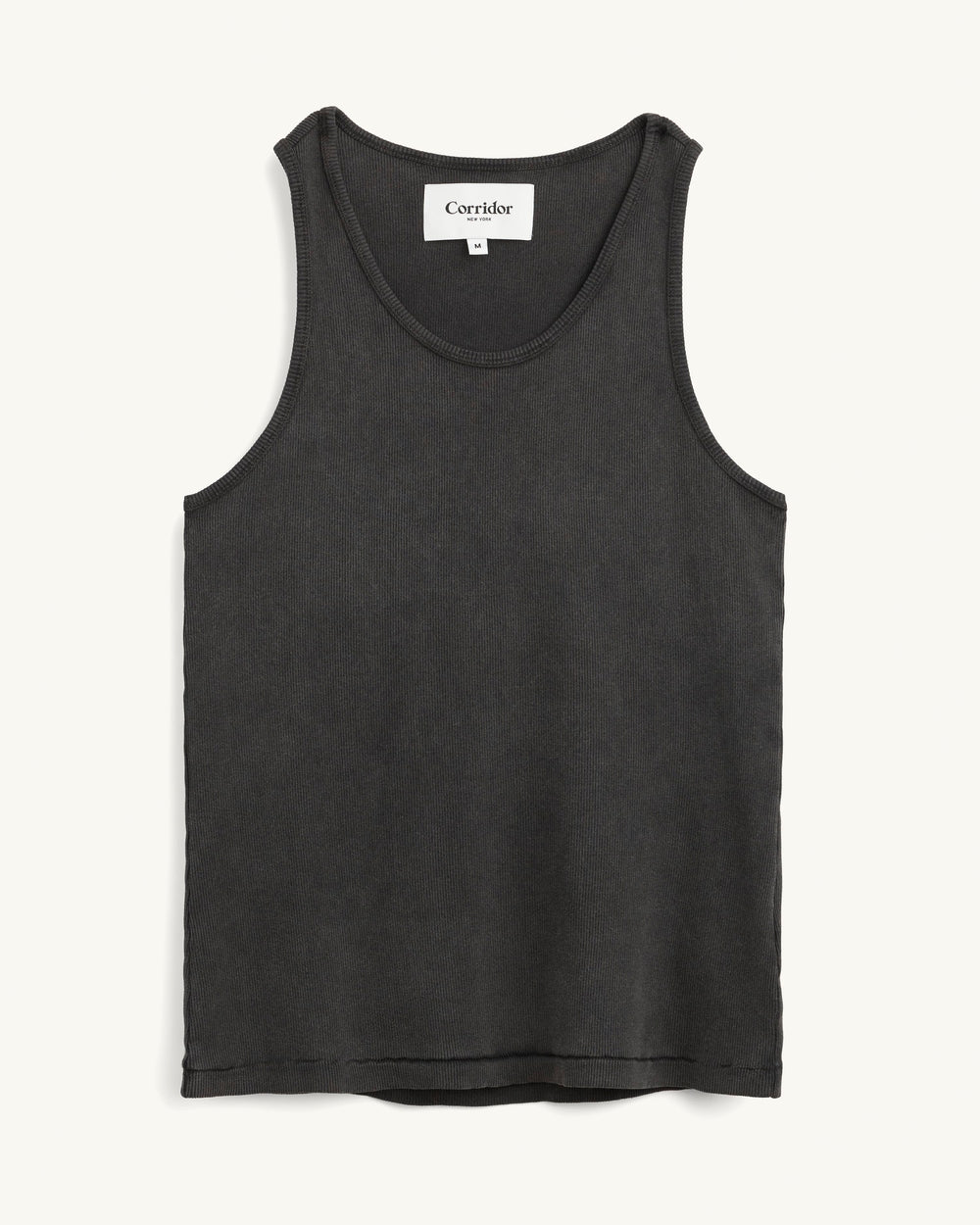 Ribbed Tank - Black-Tank Top-Siena-Corridor