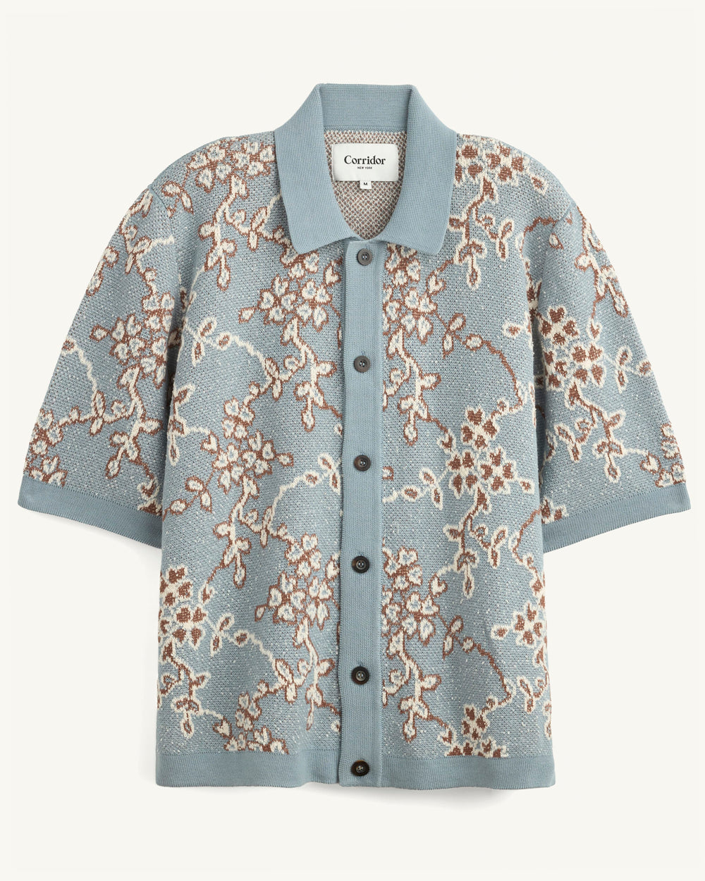 Trellis Knit Shirt-Knit Polo-Alpafina-Corridor
