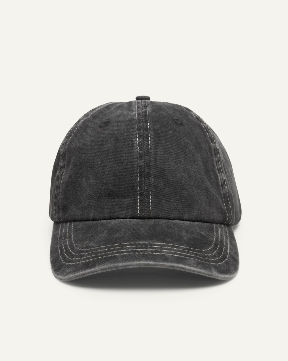 Garment Washed Cap - Black-Cap-Merch Sourcing-Corridor