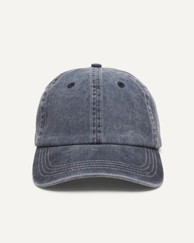 Garment Washed Cap - Navy