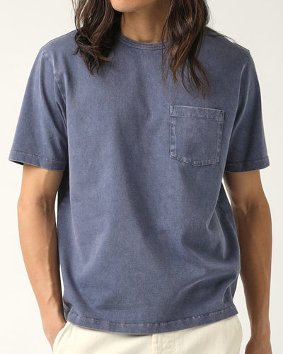 Garment Dye Tee - Washed Navy-T-Shirt-Corridor-Corridor