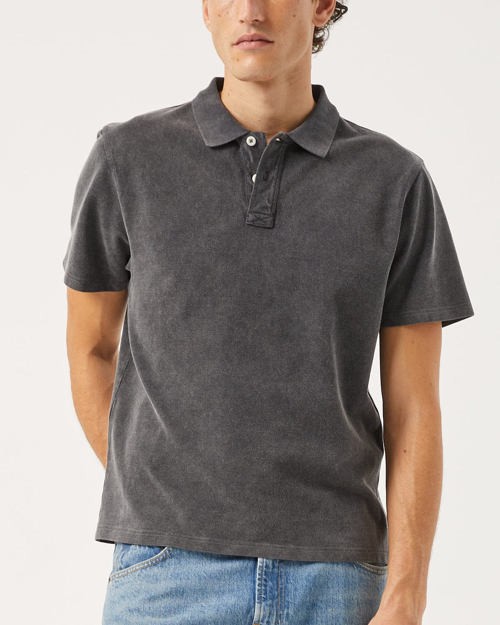 Pique Polo - Black-T-Shirt-Siena-Corridor