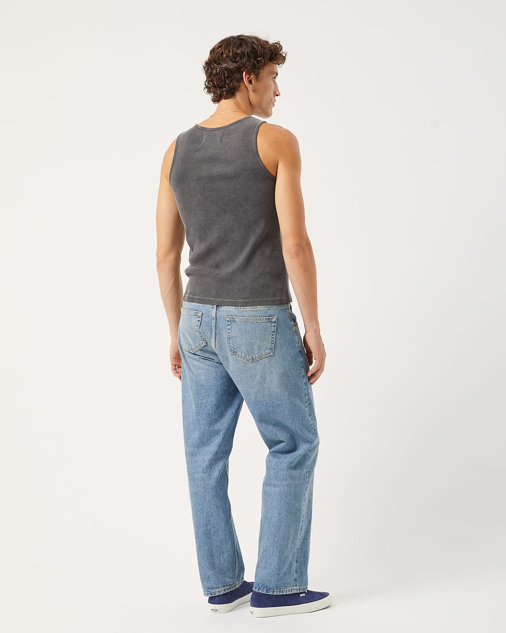 Ribbed Tank - Black-Tank Top-Siena-Corridor