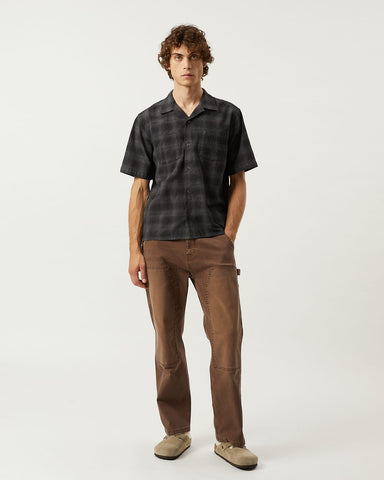 Linen Plaid SS - Black