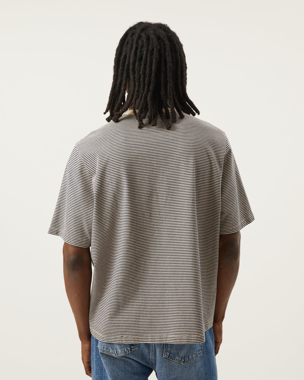 Stripe Tee - Navy-T-Shirt-Siena-Corridor