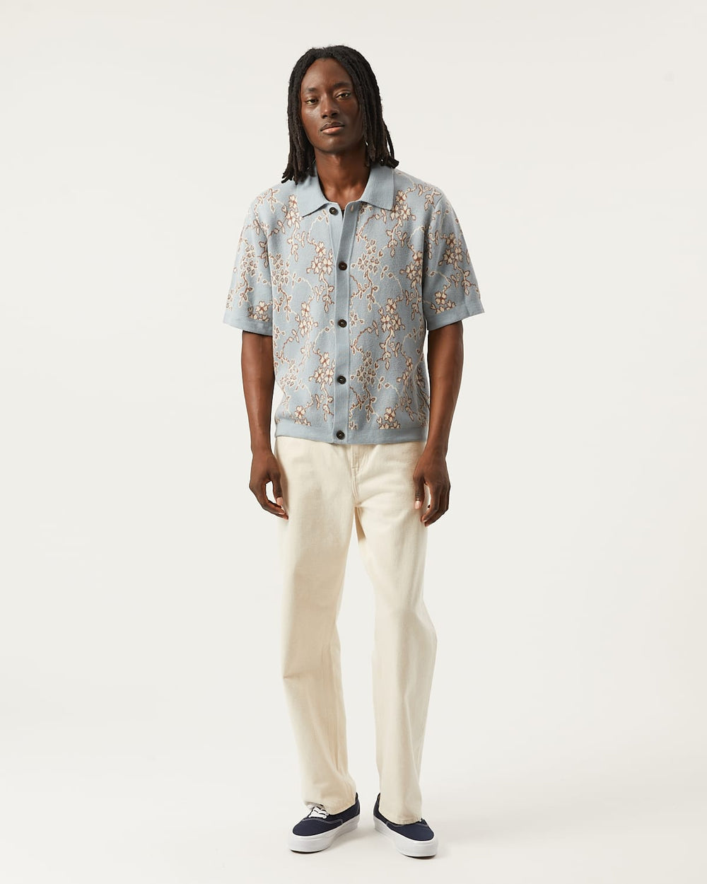 Trellis Knit Shirt-Knit Polo-Alpafina-Corridor