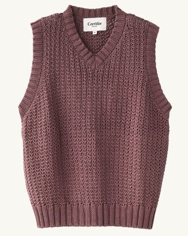 Mercerized Vest - Violet