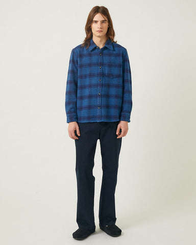 Appalachian Plaid LS - Navy