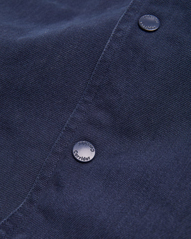Garment Dyed Coach Jacket - Navy