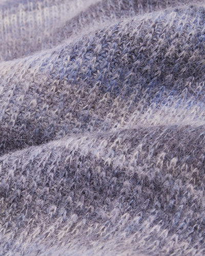 Spacedye Alpaca Scarf - Blue-Scarf-Black Q-Corridor
