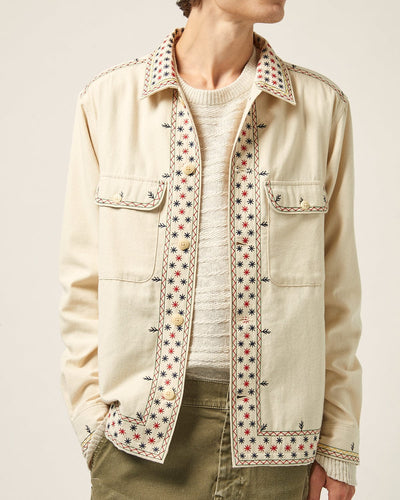 Starlight Embroidered Military Jacket-Military Jacket-Corridor-Corridor